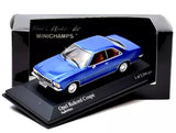 Opel 1975 Record Coupe Blue poly 1/43 MINICHAMPS Diecast 400 044020 n ixo RARITY Parts