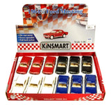 Diecast car set box with assorted 1:36 Ford Mustang models