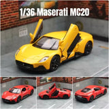 Maserati MC20 1:36 Scale Model Car Alloy Diecast Toy Vehicle Gift Collection Toy