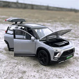 1:32 NIO ES8 SUV Alloy Electric Toy Vehicles Model Diecast Car Model Sound Light Parts