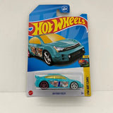 Aqua Blue 2008 Ford Focus Car Hot Wheels Diecast 8/10 HW Art Cars Series 83/250 Ships to you