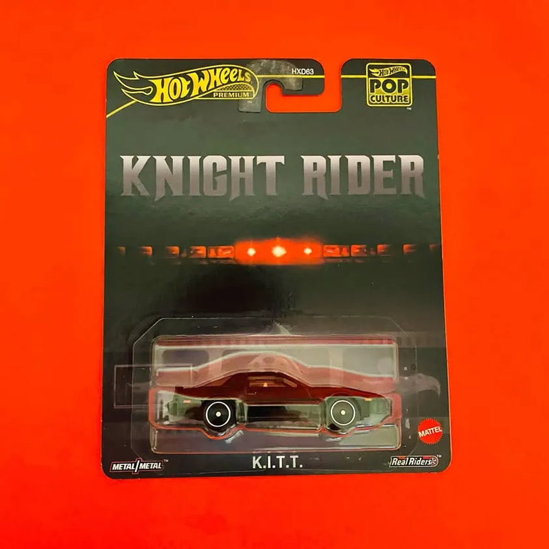 Hot Wheels Knight Rider KITT diecast car in retail blister package