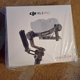DJI RS 3 Pro gimbal stabilizer box packaging, front view