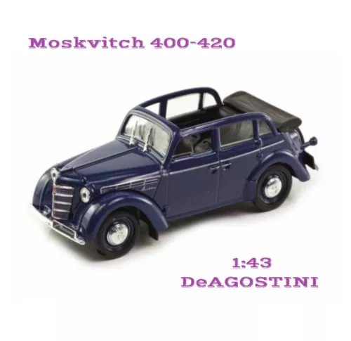 Blue convertible diecast car model, 1:43 scale, detailed body and wheels