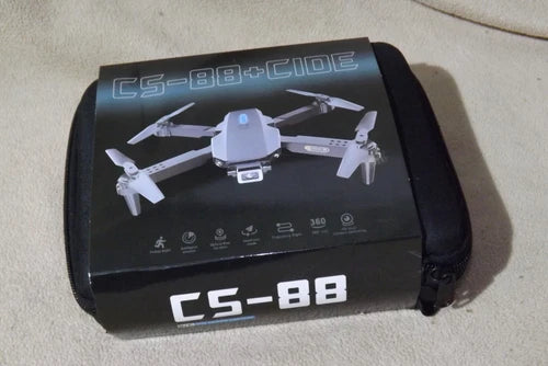 RC drone case with CS-88+CIDE label and drone graphic
