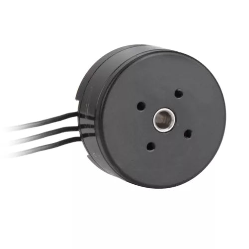 Brushless motor with round housing and three wire leads