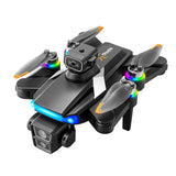 Custom Gold Smart 720p WiFi FPV Drone with Altitude Hold Brushless Motor Obstacle Avoidance Remote Controlled Big Screen UAV Drone