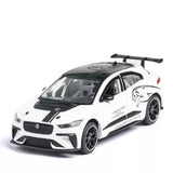 1:36 Jaguar I-Pace eTROPHY Alloy Diecast Model Car Collection Kid Toy Gift White Toy