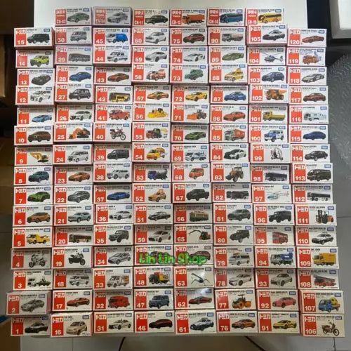 1/64 diecast model car toy lot, many numbered boxed cars