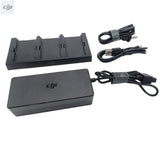 DJI battery charger hub with Mini USB cable, black