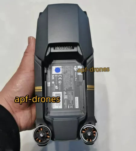 DJI Mavic Pro drone body, dark gray with front rotors and landing legs
