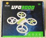 UFO 3000 2.4G Quadcopter Drone By USA Toyz LED Blue And Green Night Lights Used Drone
