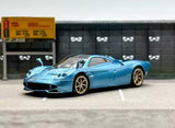 GB CM 1:64 Ice Blue Huayra Codalunga Racing Sports Model Diecast Collect Car Parts