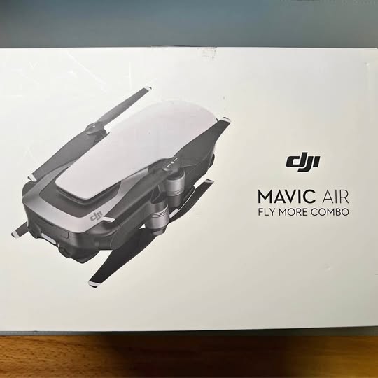 DJI Mavic Air drone with folding arms and propellers, Fly More Combo