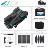 5G Remote Screen Controller With Camera,3000mah 3 Batteries,6K HD Camera Drone Drone