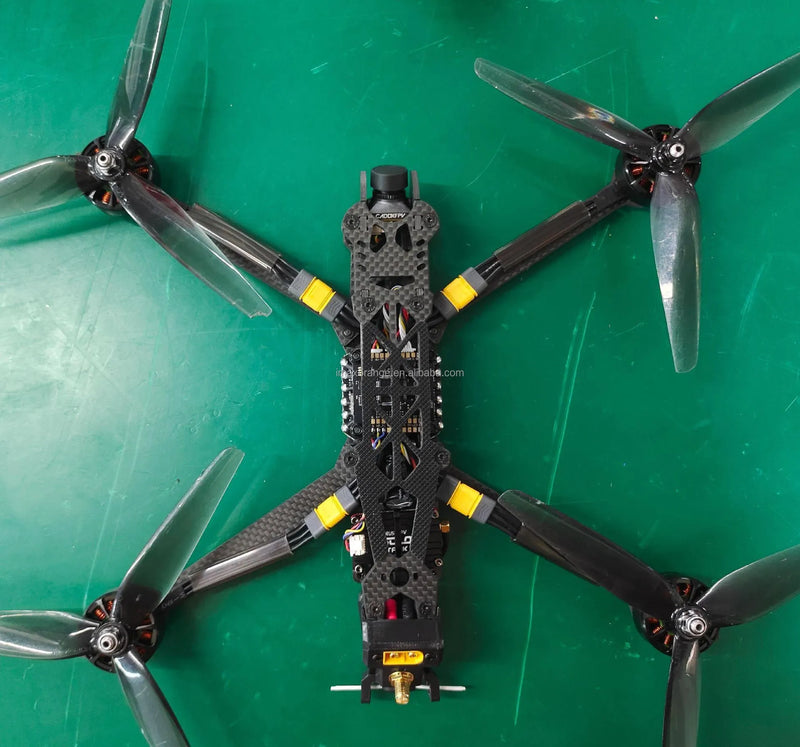 Custom 7 Inch 315mm Carbon Fiber Tube Quadcopter Frame Kit 5.5mm Carbon Fiber FPV UAV Drone RC Racing Drone Models Drone