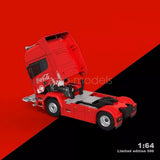 TM 1:64 Scale Scania Container Delivery Truck Sports Car Model Diecast Metal Parts