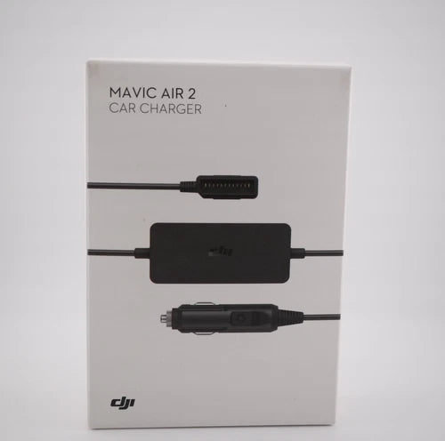 DJI Mavic Air 2 car charger with power cable and cigarette lighter plug