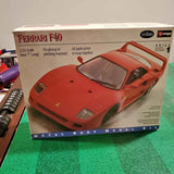 Vintage Burago Ferrari F40 1/24th Scale Diecast Model W/ Box Ships to you