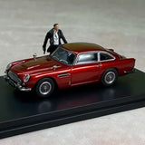 DCM 1/64 scale red diecast Aston Martin DB5 car model with detailed wheels
