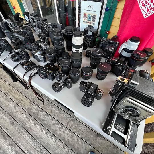 KYL Camera Spring TX Drone camera gear kit with multiple lenses and cameras