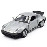 1:36 Porsche 911 Turbo 1978 Vehicle Diecast Toy for Kids Silver Toys Model Car Toy