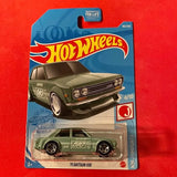 Hot Wheels Green 1971 Datsun 510 Car 4/10 J Imports Diecast JDM Race Car 162/250 Ships to you