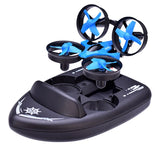 JJRC 3in1 H36F 2.4G Vehicle Drone Boat Remote Control Toy With 3D Flips Headless Drone