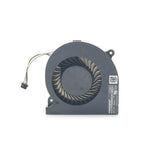 Replacement cooling fan with heat sink, circular black housing and multi-wire connector