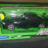 Welly 1:24 Diecast Nissan Skyline GT-R R34 (RHD) Black New in BoxDallas TX