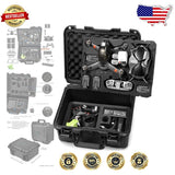 DJI FPV Drone Hard Case with Waterproof Features - 43x20.5x36 cm Dimensions Drone