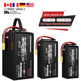 High Performance Solid State Battery 23.1V 46.2V 6S 12S 18000mAh 22000mAh 34000mAh Cargo Drone/ VTOL/ Evtol/ Heavy Lifting Drone Drone