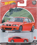 Hot Wheels Premium Car Culture Auto Strasse E46 BMW M3 Diecast Car HCK19 1/64 Toy