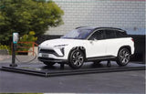 1:18 NIO ES6 New energy electric vehicle Metal Diecast Car Model Gift White/Blue Parts