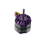 Purple RC brushless motor with central metal shaft