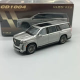 MASDI 1:64 Scale Cadillac Escalade Sliver Diecast Car Model Toy Gift Metal Toy