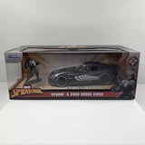 Jada Marvel diecast Venom car and figure in retail box, 1:24 scale