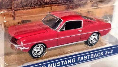 Greenlight diecast 1966 Ford Mustang fastback 2+2 model car, red