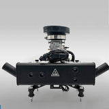 170cc gasoline drone engine power module with black housing and intake tubes