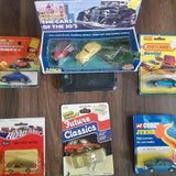 1/64 scale diecast car set in retail package with three cars