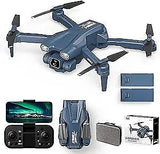 Drones with 2 Camera HD1080P for adults,Foldable drone 720p Wifi FPV RC