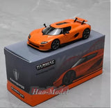 TW 1/64 Koenigsegg CC850 Car Model Alloy Diecast Metal Gifts Collection Orange Parts
