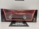 Red 1953 Packard Caribbean convertible diecast model in display box