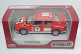 Kinsmart 1:36 DieCast car - Mitsubishi Lancer Evolution VII WRC KT5048 Toy