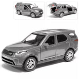 Land Rover Discovery Silver Metal Diecast Car Scale, Collectible Toy Cars, 1/36 Toy