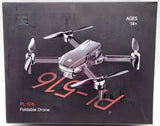 Plegble Smartphone Control 4K Wifi Camera Foldable Drone Model PL516 - Black Drone