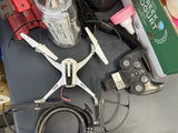 White Drone With Battery And Remote Drone