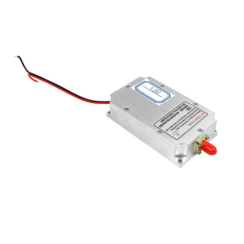 RF jammer module with metal case and red/black power wires