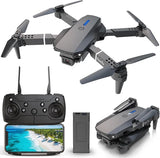 Foldable mini RC drone with camera, controller, and built-in screen