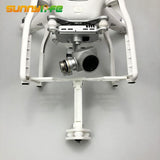 Drone camera lifting bracket with 3D-printed mount, holding a gimbal camera